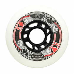 FR - ROUE STREET KINGS WHEELS WHITE 76mm