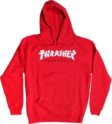 Thrasher Hoodie Godzilla Red L size