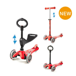 Micro Mini 3 in 1 Deluxe skrejritenis Red
