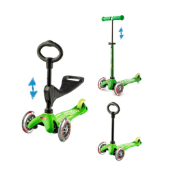 Micro Mini 3 in 1 Deluxe skrejritenis Green