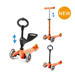 Micro Mini 3 in 1 Deluxe skrejritenis Orange