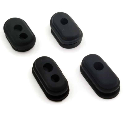 Set of rubber caps for Xiaomi Mi scooters- BLACK