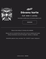 Gift card 25eur