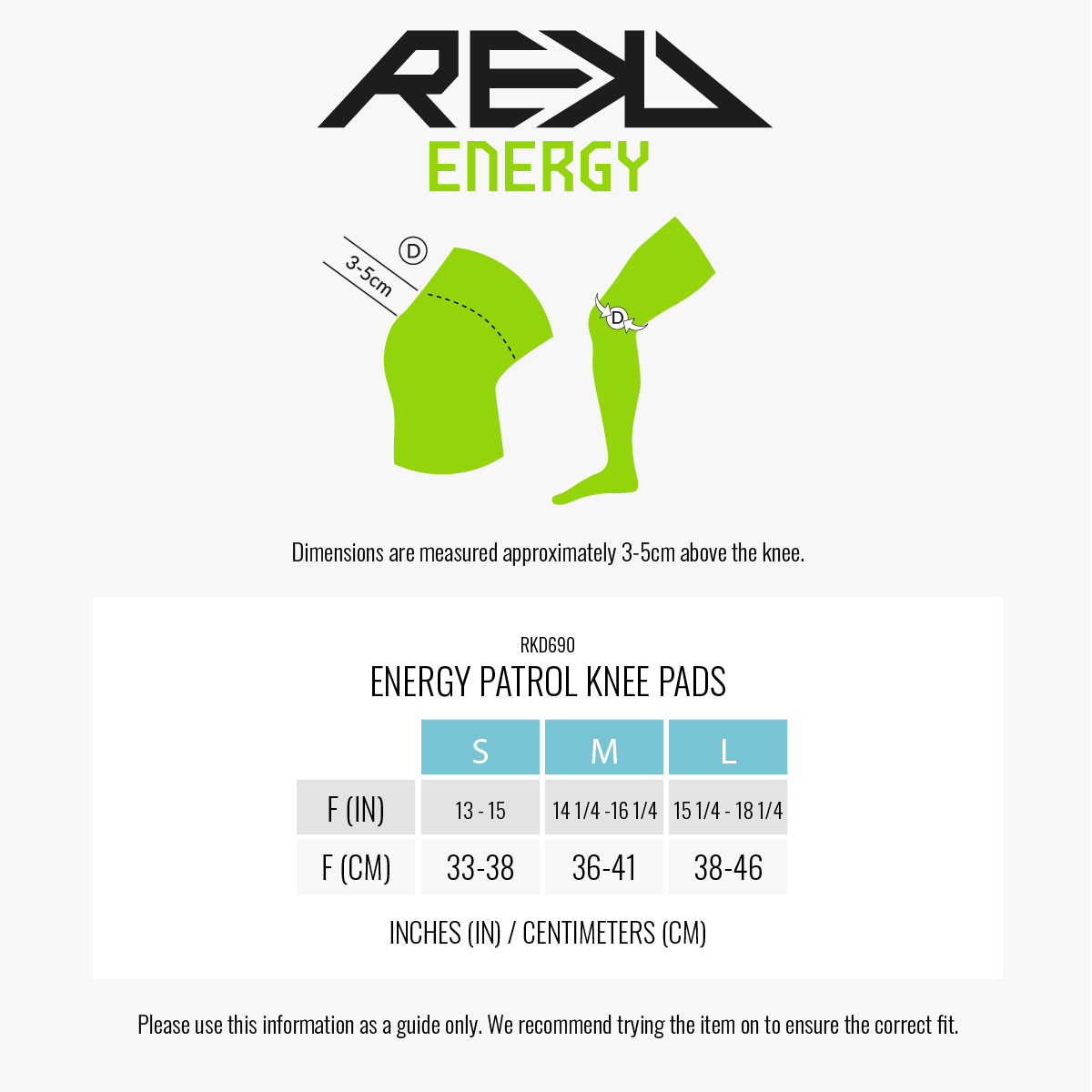 REKD Energy Patrol Knee Pads
