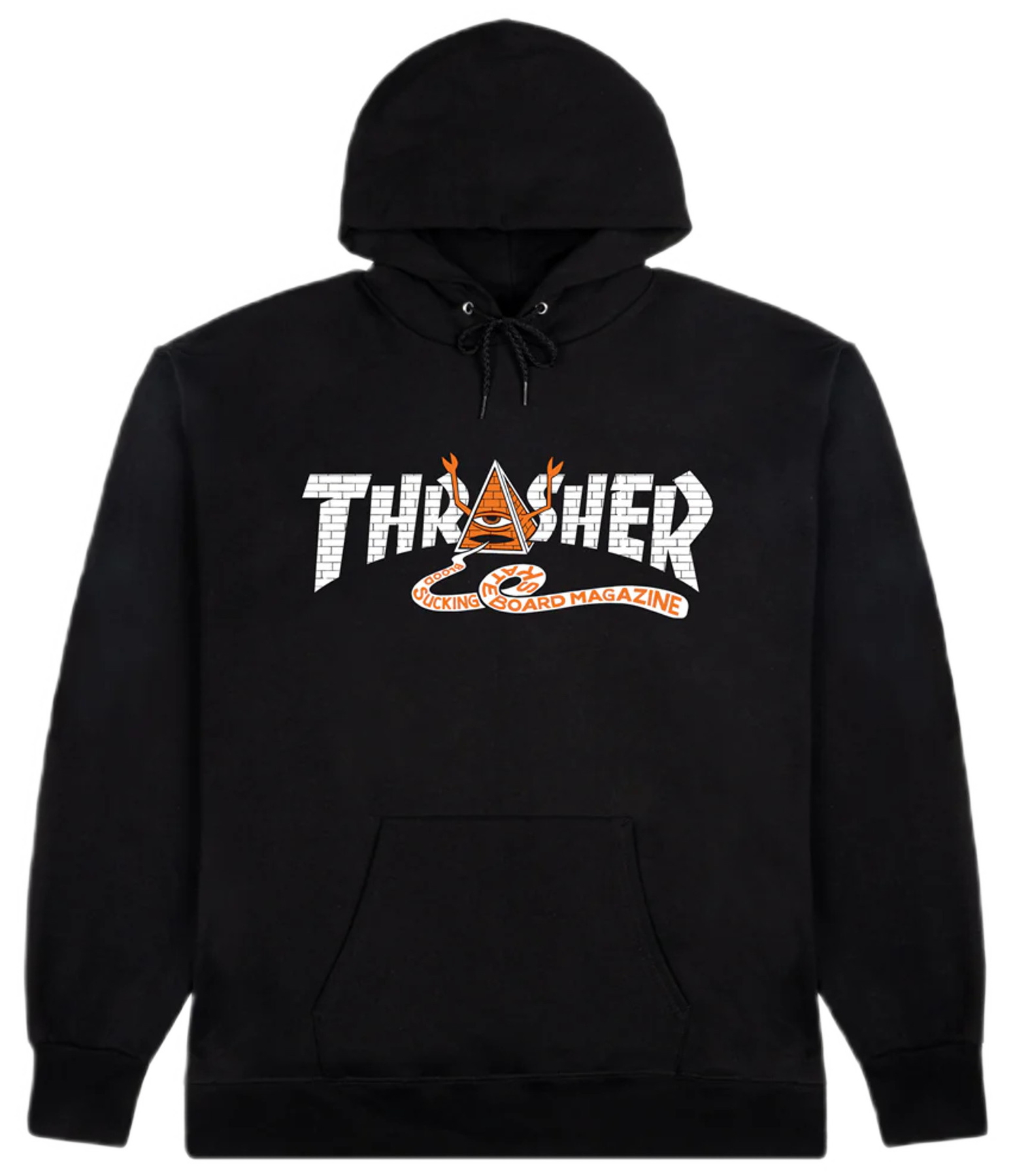 Thrasher x Toy Machine толстовка с капюшоном Pyramid