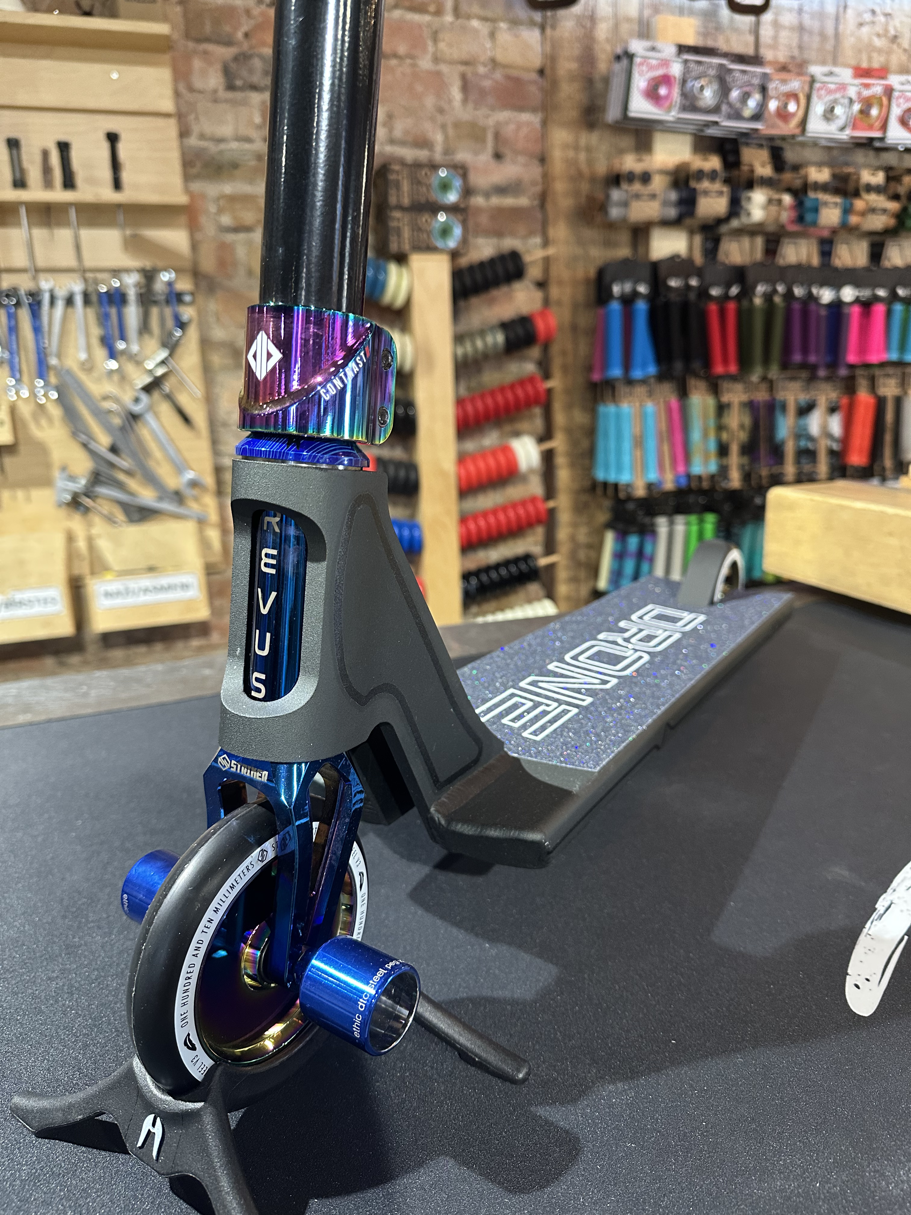Aztek Blue Custom Pro трюковый самокат