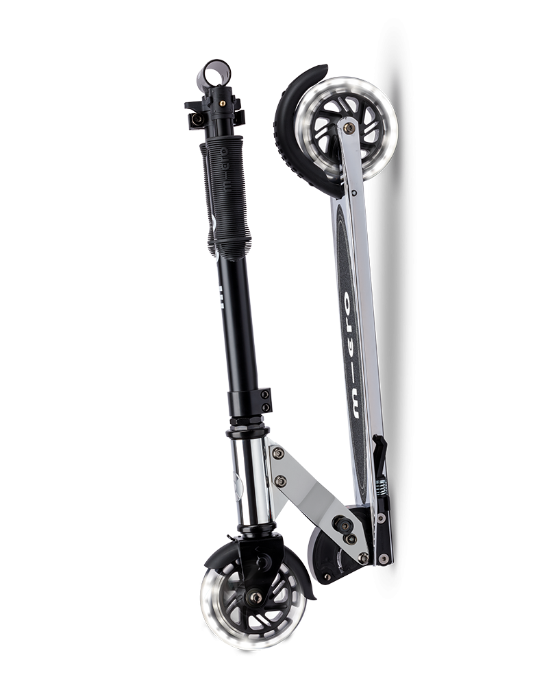 Micro Sprite LED Silverchrome самокат